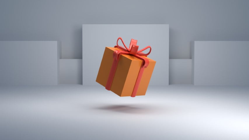 orange gift box